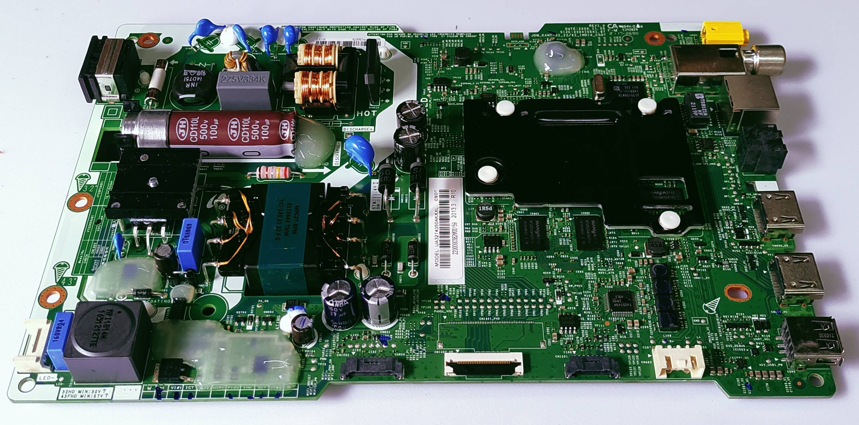SAMSUNG UA32T4350AKXXL LED TV NEW MOTHER BOARD image 4