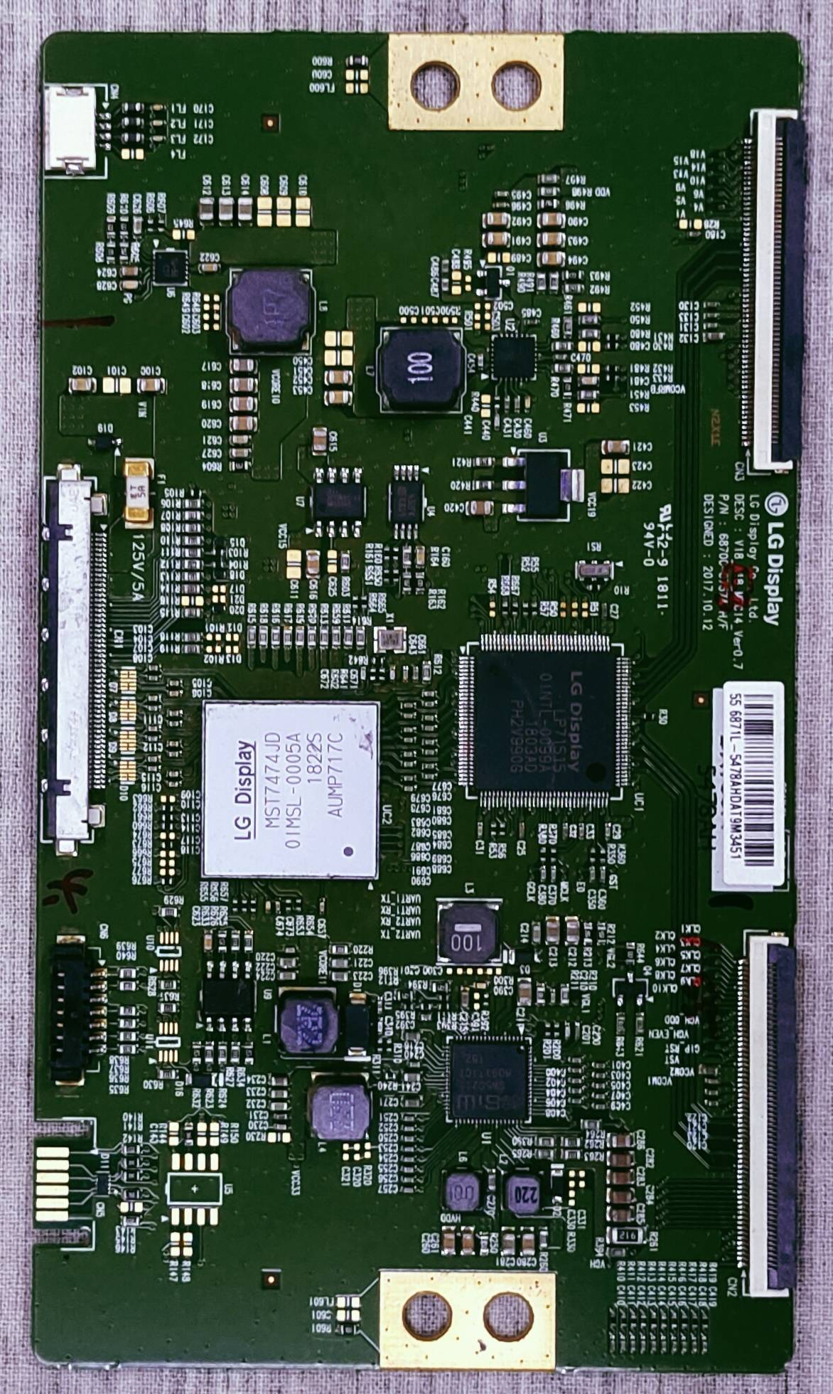 PANASONIC TH-55FX650D LED TV FHD TCON PART NO. 556871L-5478AHDAT9M3451 image 7