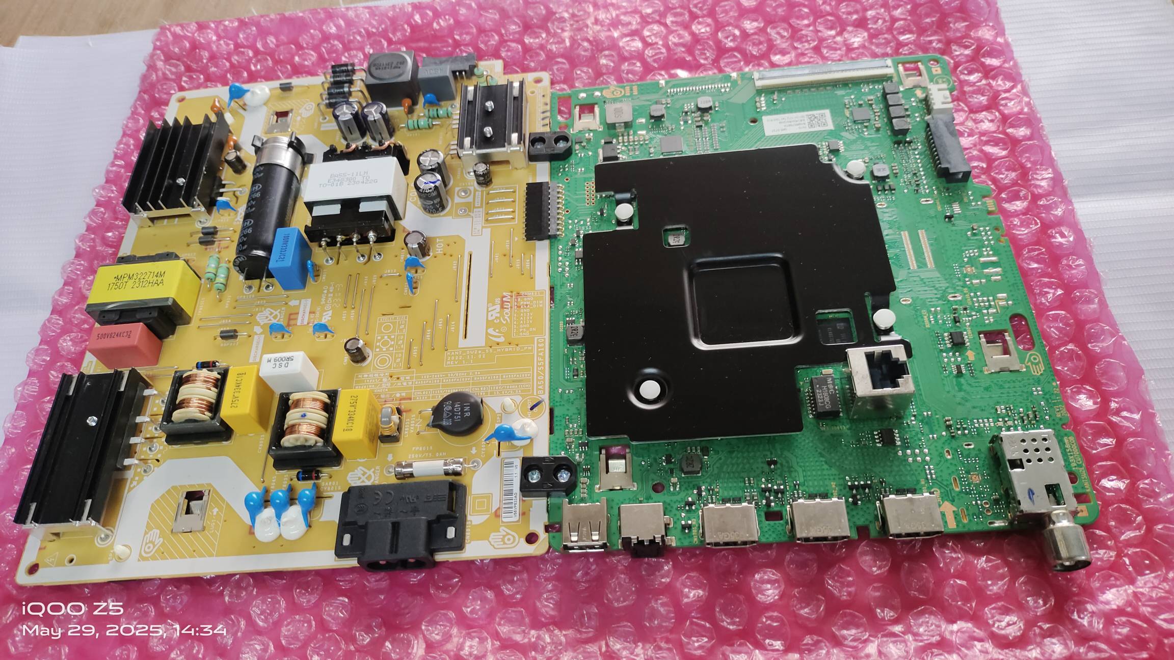 Samsung 4k Led UA55AU7700KLXL , UA55AUE70AKLXL ,4k Android Board , 4k Mainboard,  4k Motherboard  4k Combo Board, Mainboard , Motherboard. #WB05 image 3