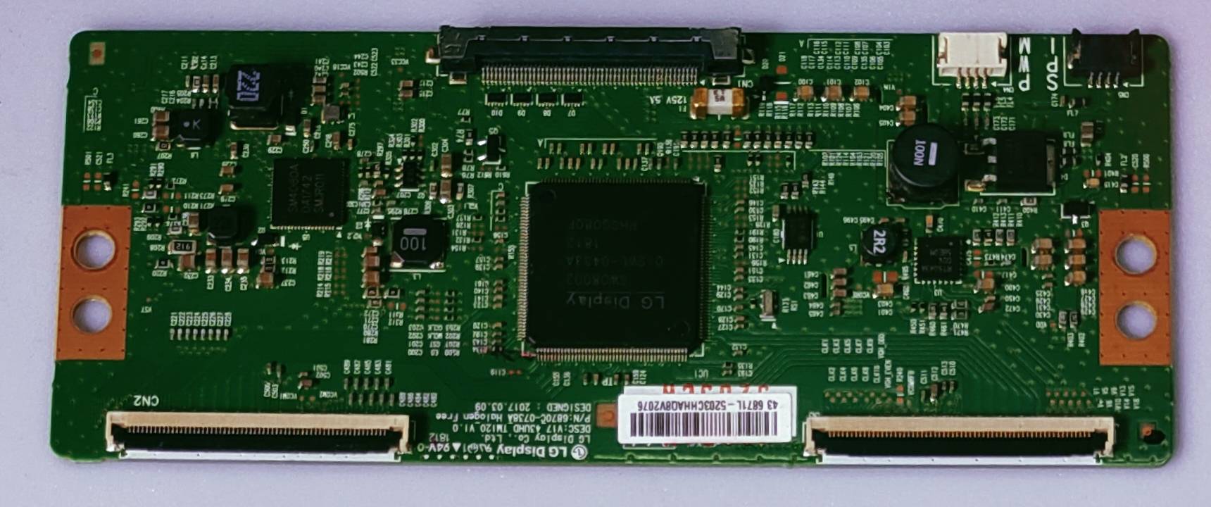 LLOYD L43U20KA LED TV 4K TCON PART NUMBER DESC:V17_43UHD_TM120_V1.0 P/N:6870C-0738A image 5