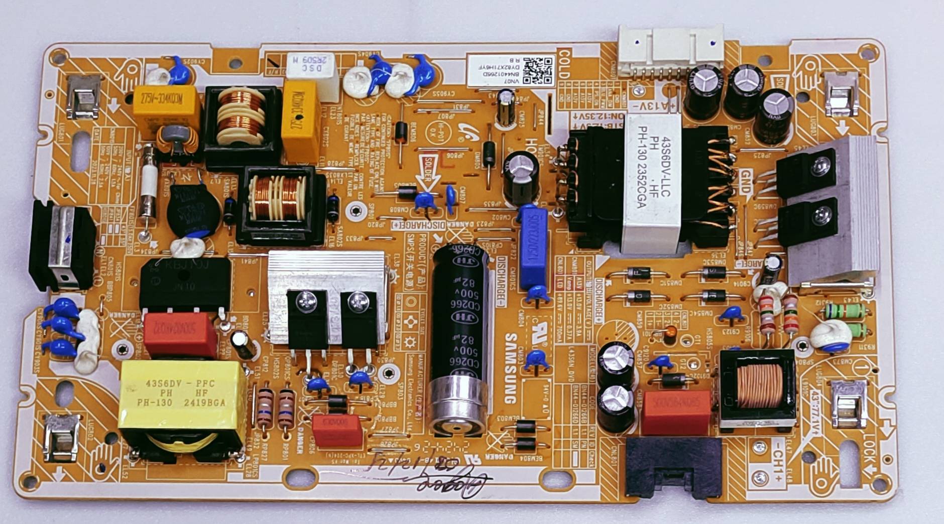 SAMSUNG LED TV POWER SUPPLY BOARD MODEL NUMBER UA50DUE70BKLXL image 2