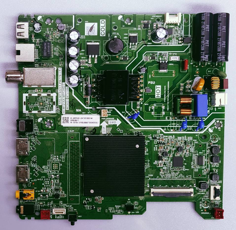 IFFLACON 32S5403 LED TV New MOTHER BOARD PART NO. TPD.MT9221T.PB779 (T) 40-MT21XA-MPC2HG-C image 4