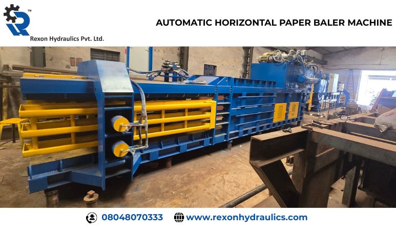 AUTOMATIC HORIZONTAL PAPER BALER MACHINE image 4