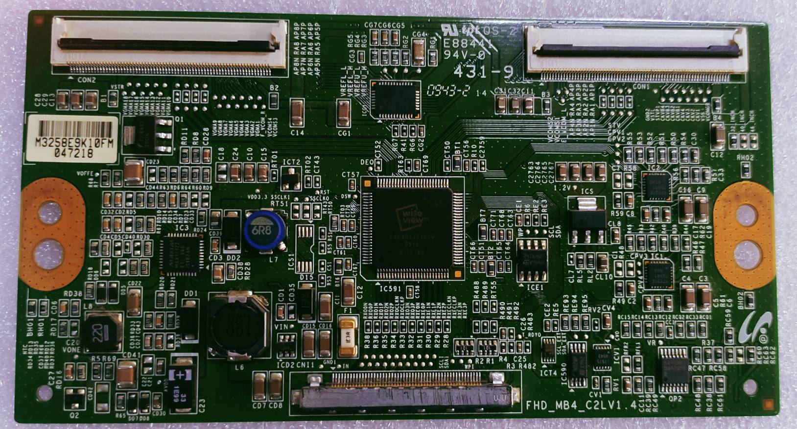 SONY 32EX400/KDL LED TV FHD TCON PART NUMBER.FHD_MB4_C2LV1.4 image 2