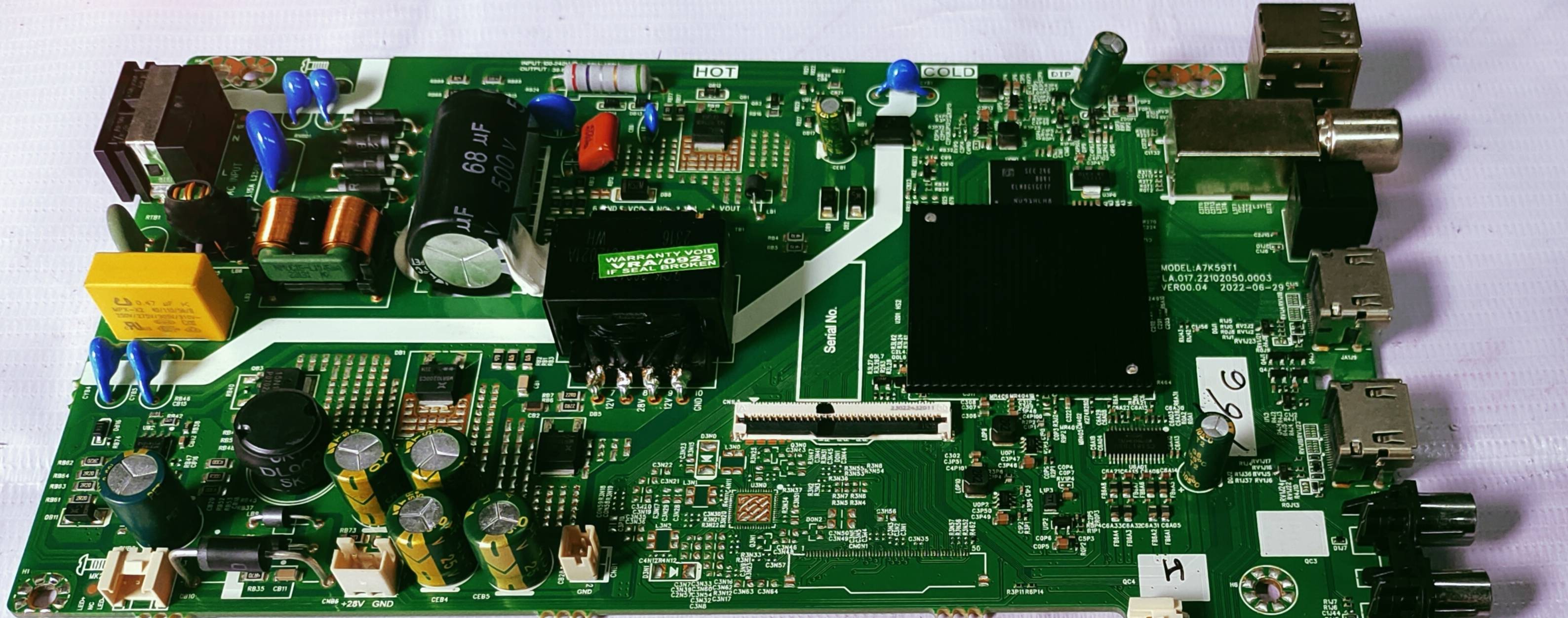 HAIER LE32A900G Android Mother Board, Led Board, Smart Board, #wb39 image 2