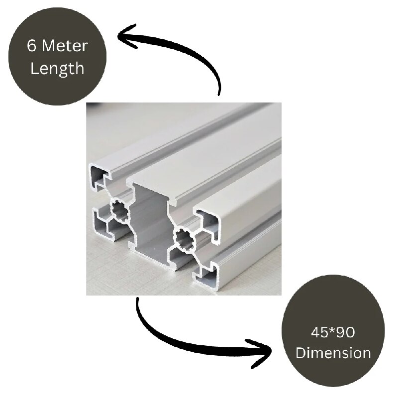 45X90 Aluminium Profile image 2