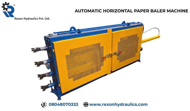 AUTOMATIC HORIZONTAL PAPER BALER MACHINE image 3