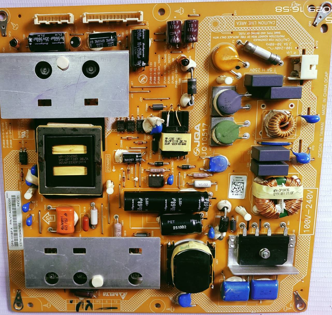 TOSHIBA 40PX200T POWER SUPPLY BOARD,SMPS BOARD,#Wb29 image 4