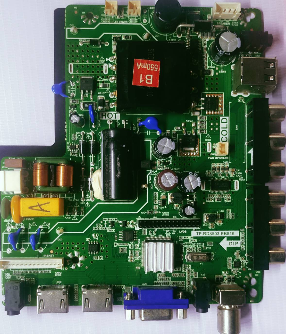 UNIVERSAL LED TP.RD8503.PB816 Main Board #wb32 image 3