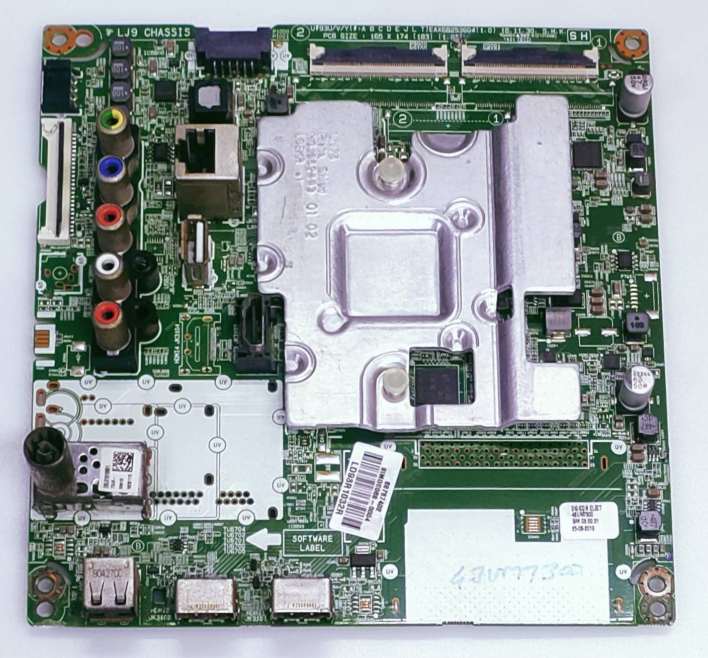 LG 43UM7300PTA 4K LED TV ANDROID MOTHER BOARD image 2