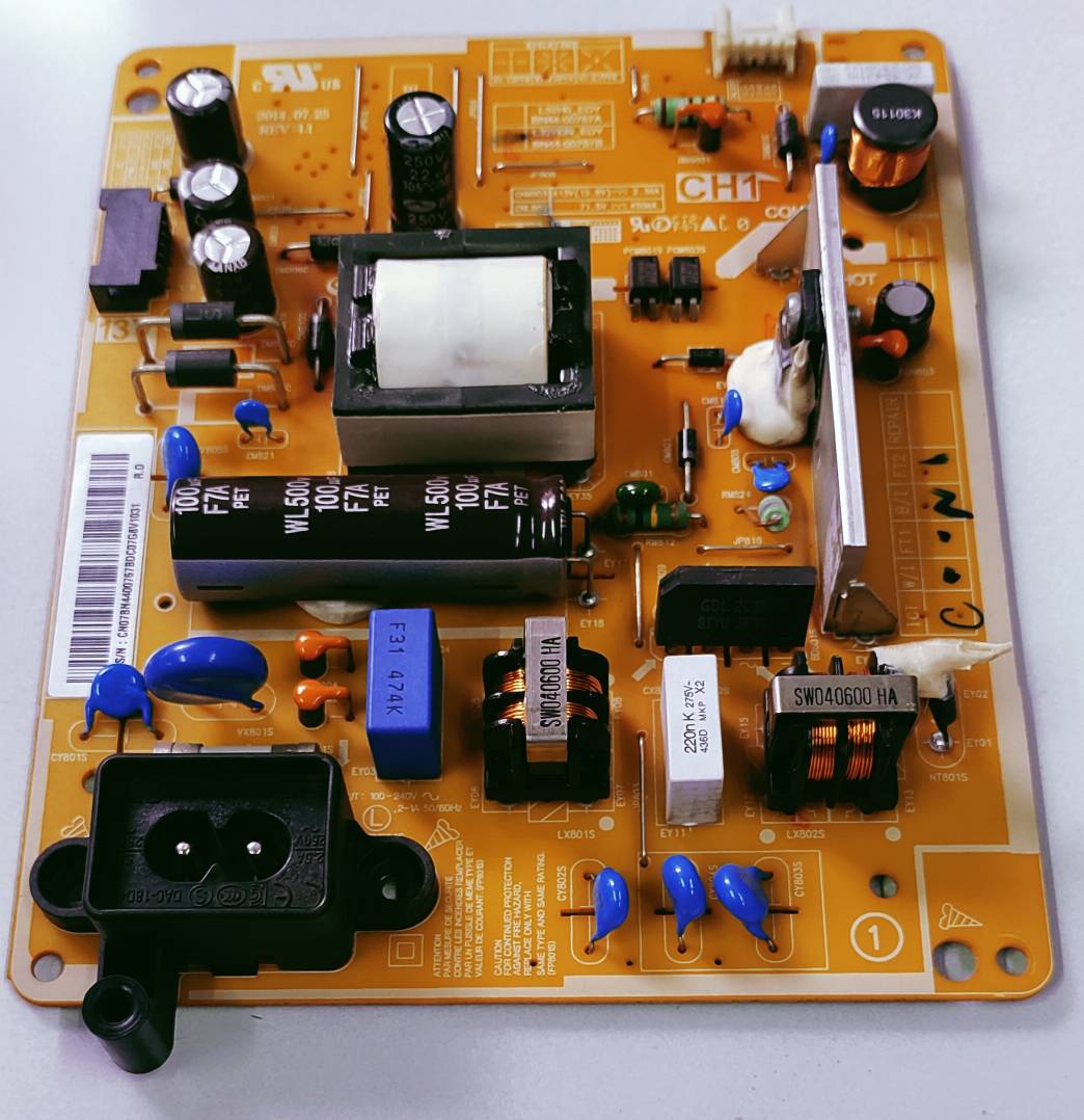 SAMSUNG LED TV UA32FH4003R Power Supply Board, SAMSUNG LED TV UA32FH4003R Smps Board, SAMSUNG LED TV UA32FH4003R Power Supply PCB Board, #wb49 image 6