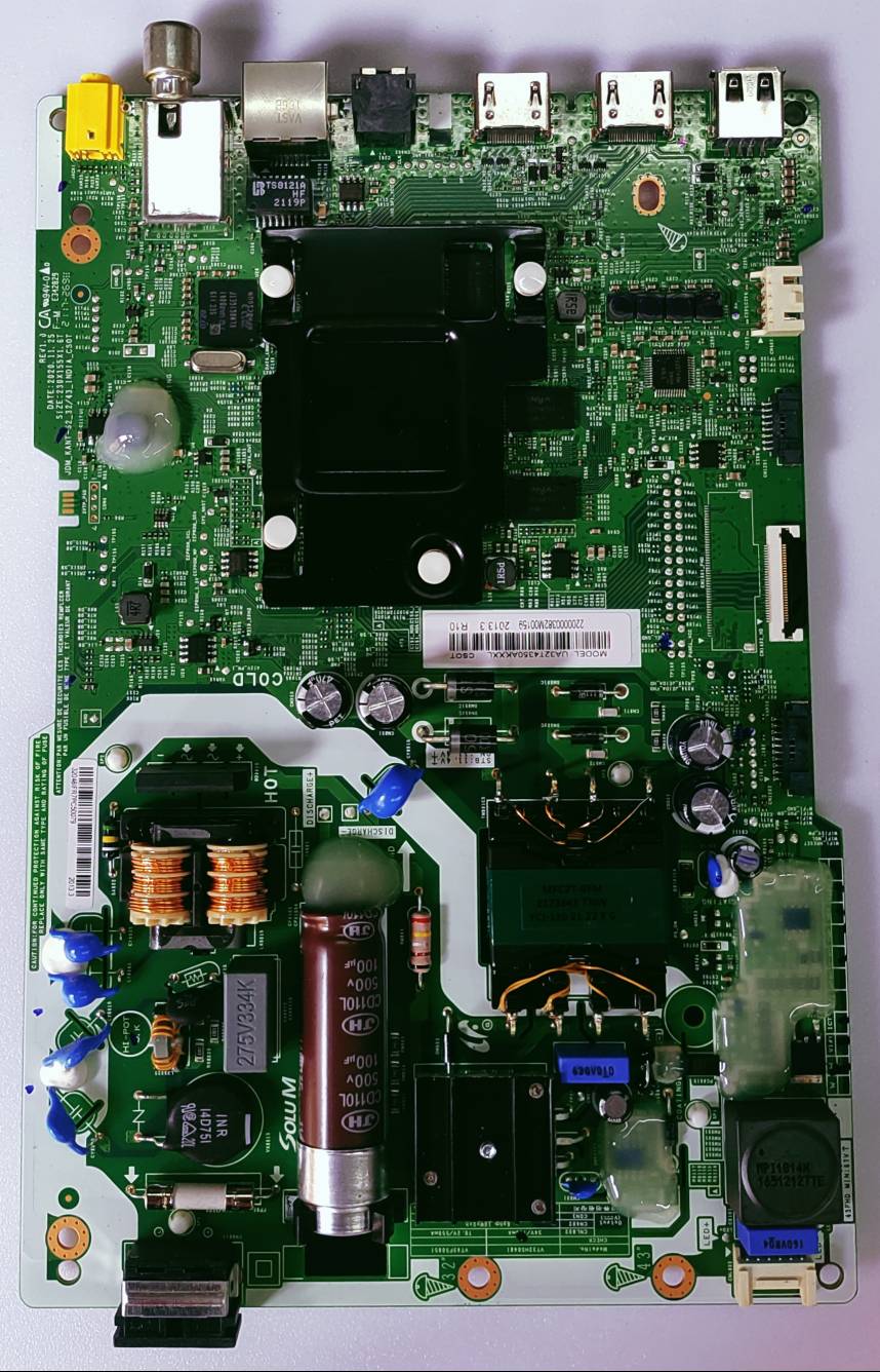 SAMSUNG UA32T4350AKXXL LED TV NEW MOTHER BOARD image 8