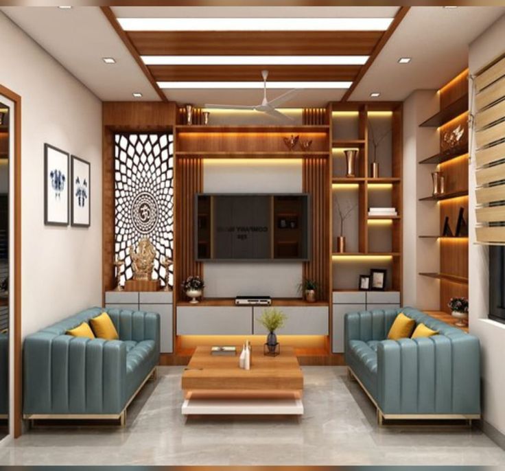 Wooden TV Unit Wall Panels in Chennai image 3
