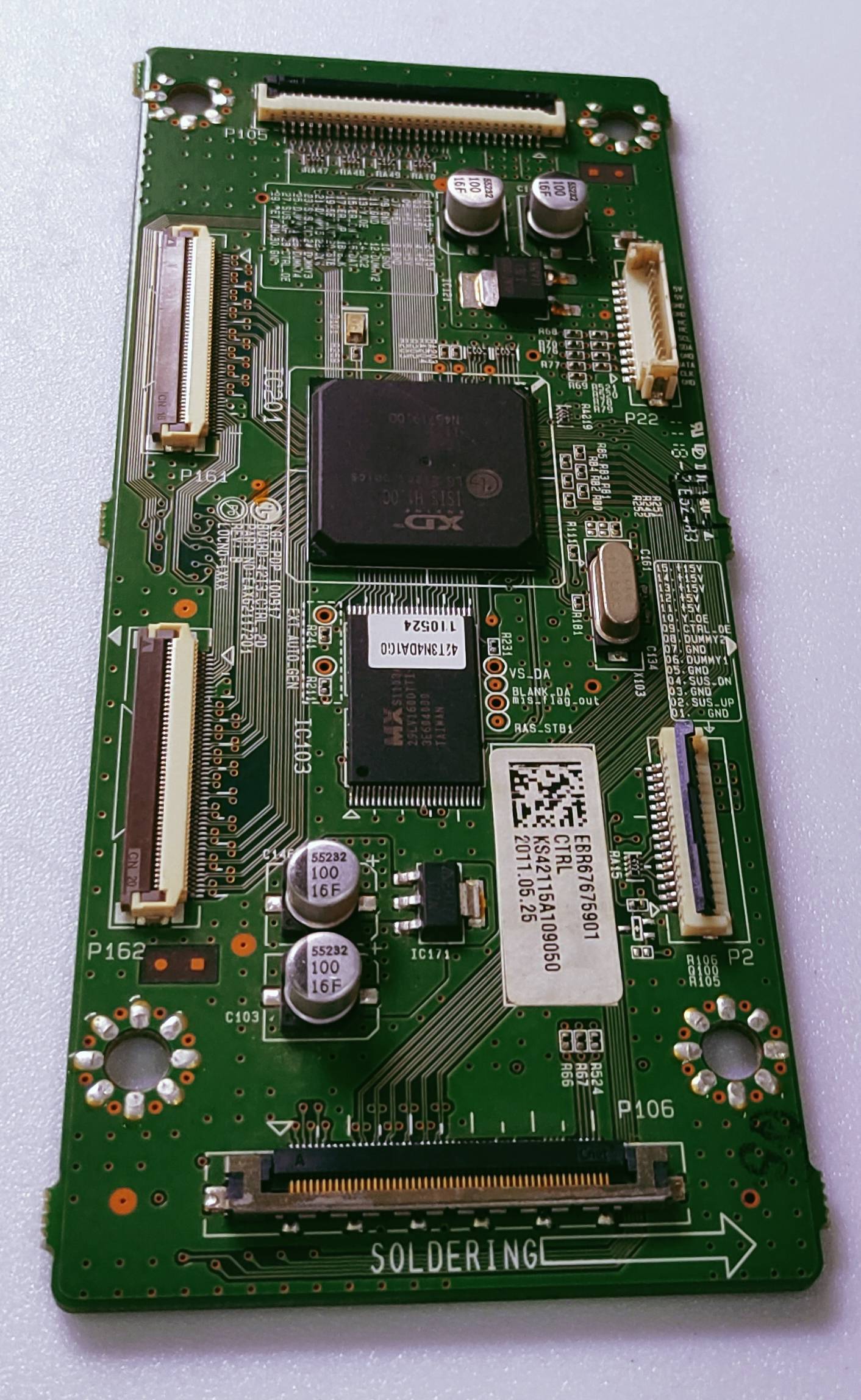 LG Plazma 42PT350R Logic baord Part No. EBR67675901 CTRL image 2