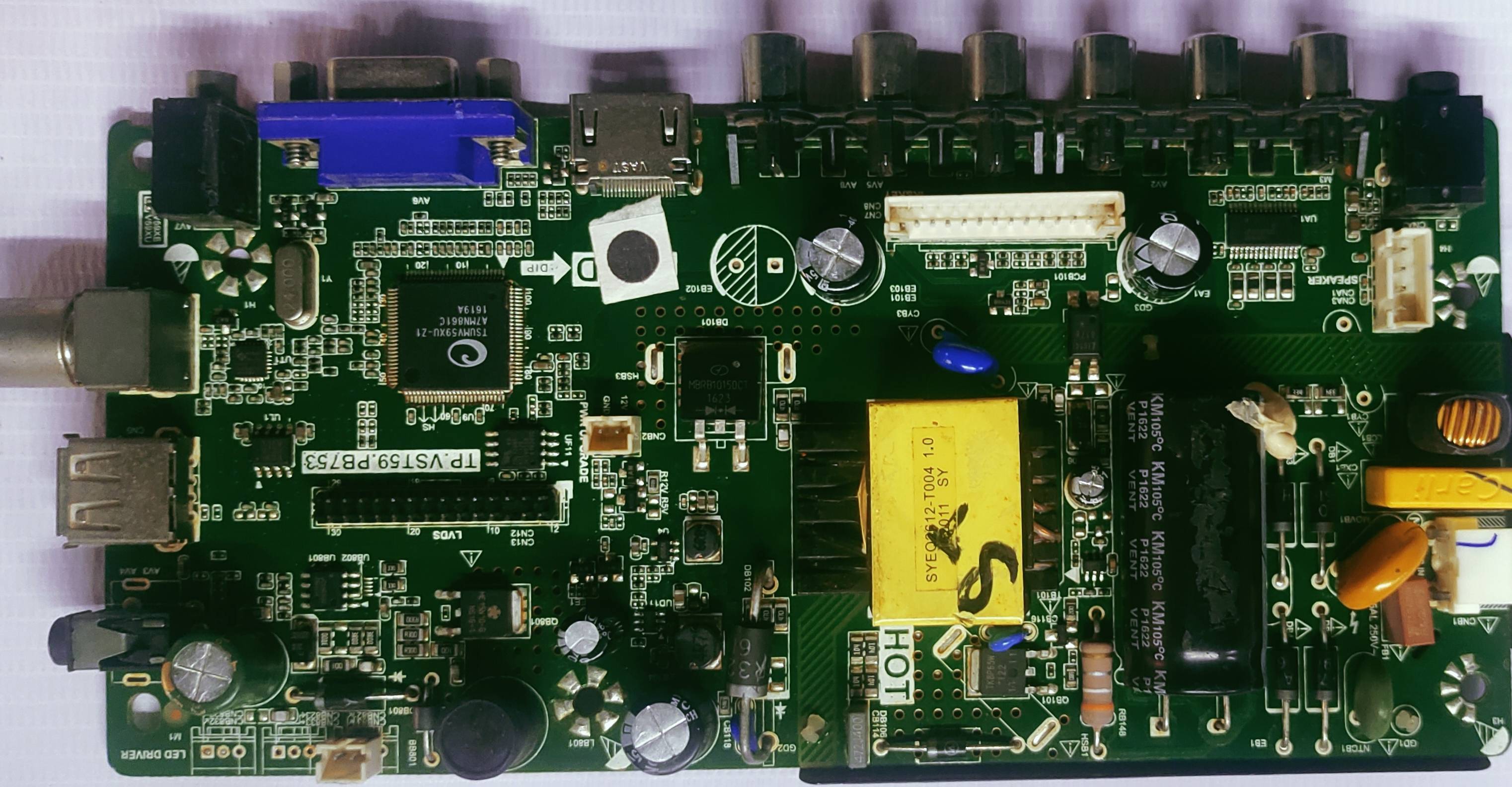 UNIVERSAL LED TP.VST59.PB753 Main Board #wb32 image 4