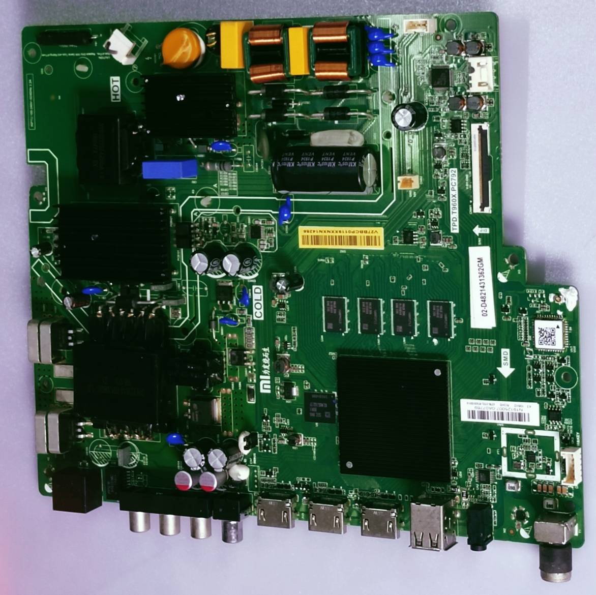 MI 4K Android Led Tv L43M4-4AIN Mother Board, MI 4k Android Led Tv L43M4-4AIN Main Board, MI Android 4K Led Tv L43M4-4AIN Main PCB Board image 2