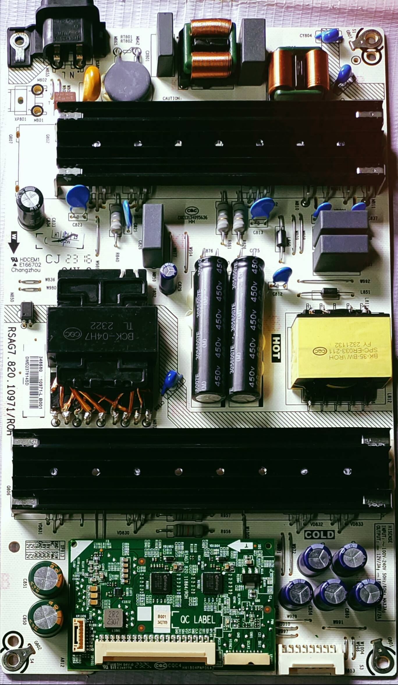 HISENSE 55UBK Power Supply Board ,SMPS BOARD #wb29 image 4
