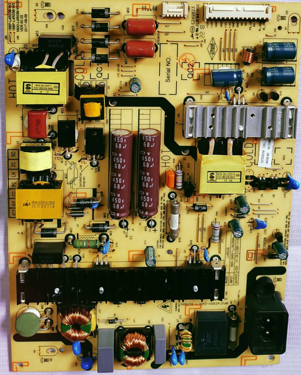 THOMSON 430ATH1000 POWER SUPPLY BOARD , SMPS BOARD #wb30 image 3