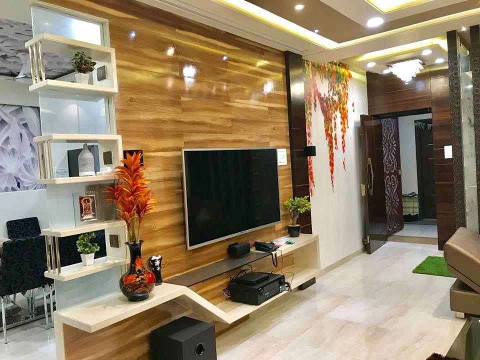 Stylish TV Unit Wall Panel Designs in Chennai image 4