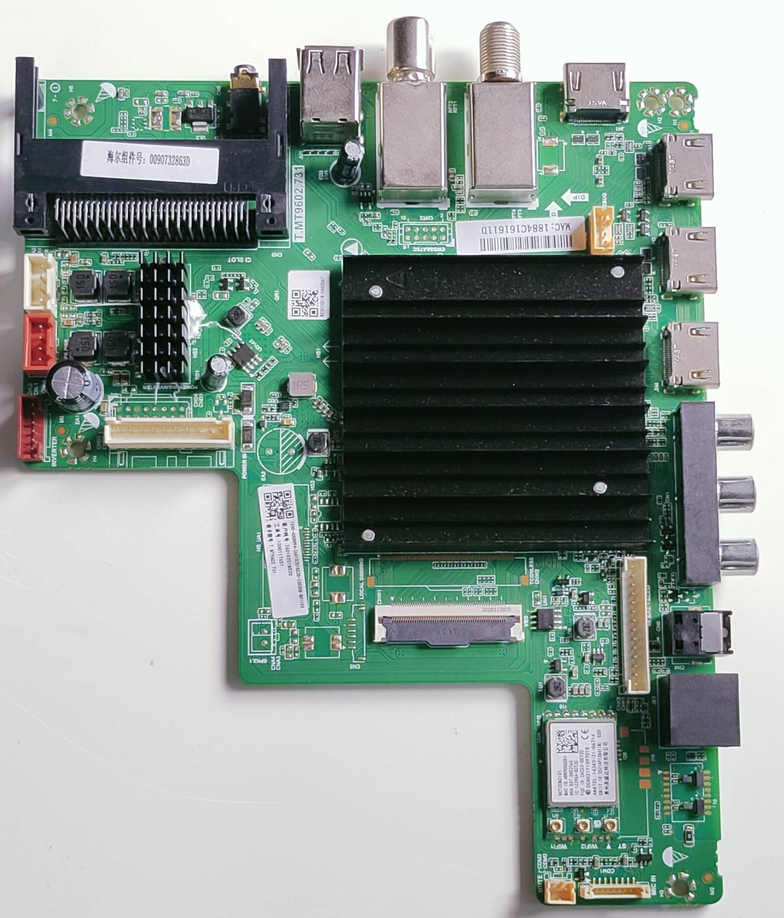 Haier Google LED TV 43P7GT Motherboard, Main Board, Main PCB image 4