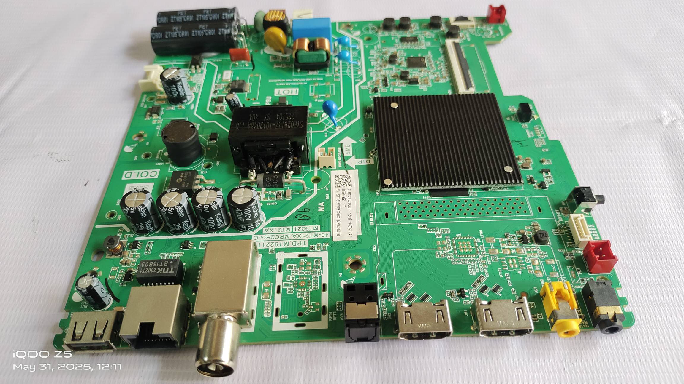 IFFLCON IFF32S53 , TCL 32S5400  Android Main Board, Android Mother Board, MAIN BOARD, MOTHER BOARD Combo Board  #WB06 image 9