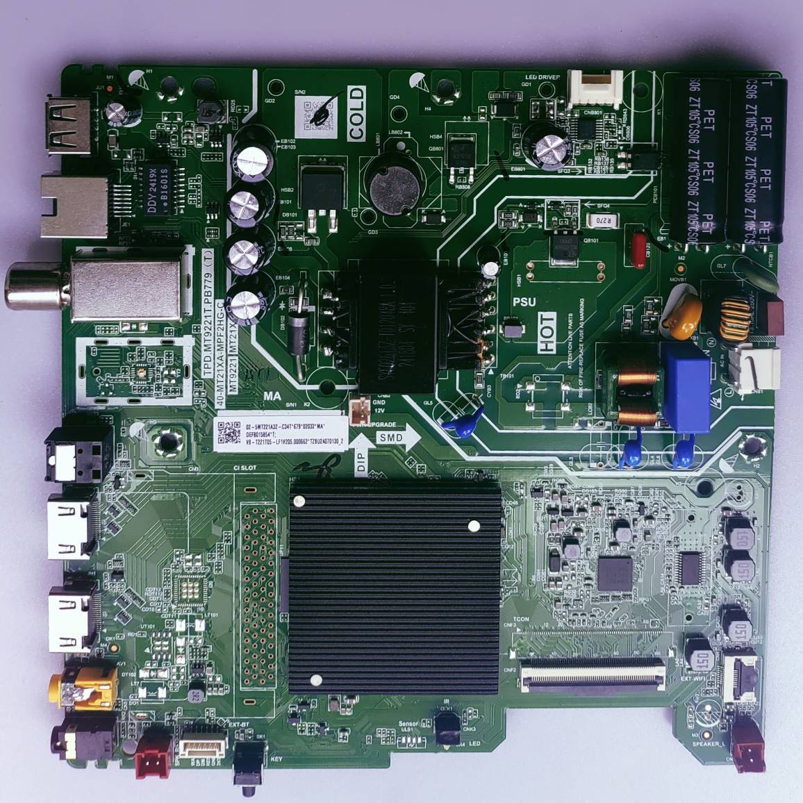 TCL 4K LED TV Android IFF32S53 Mother Board, TCL 4K LED TV Android IFF32S53 Main Board, TCL 4K LED TV Android IFF32S53 Main PCB Board, #wb55 image 5