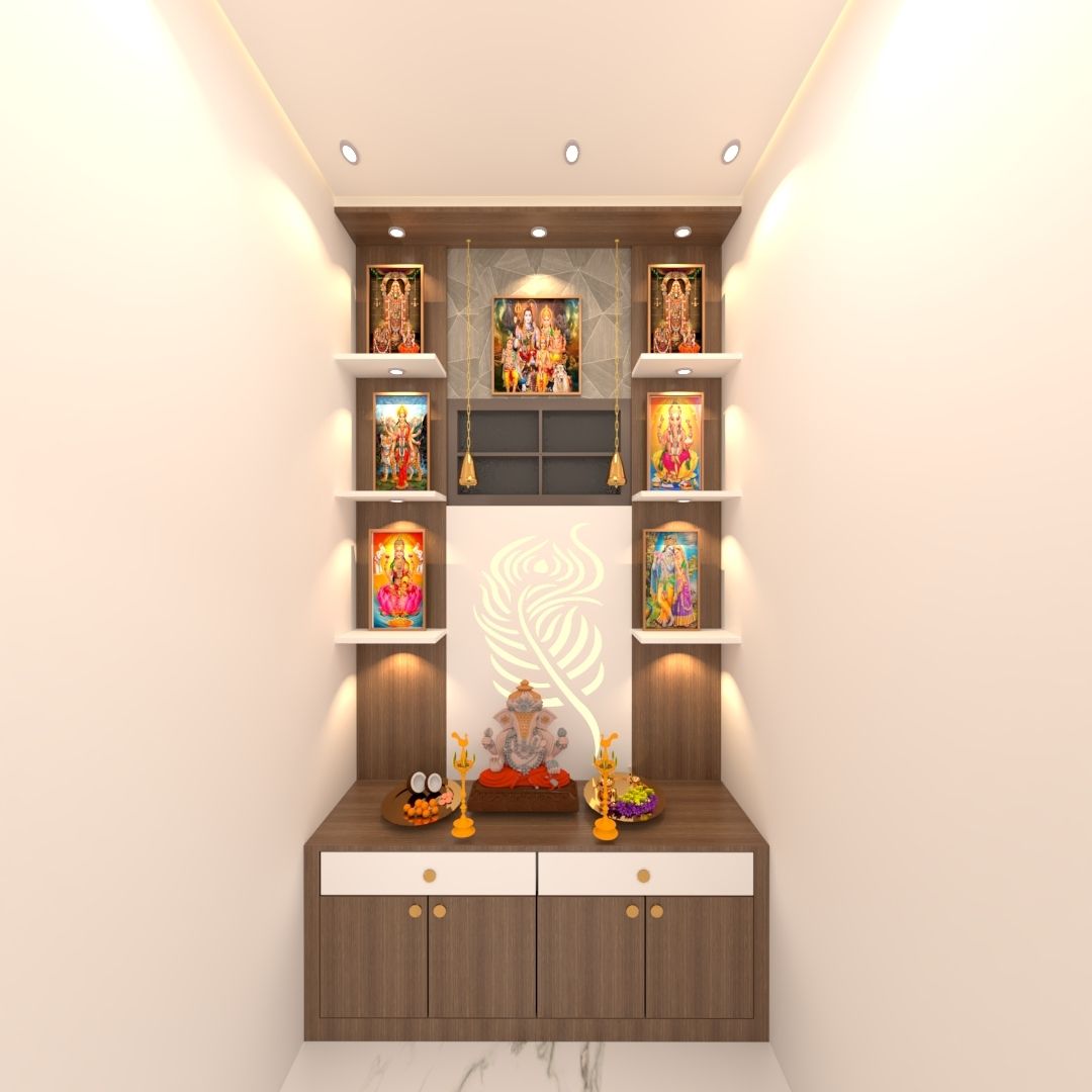 Pooja Room Interior Design Chennai image 3