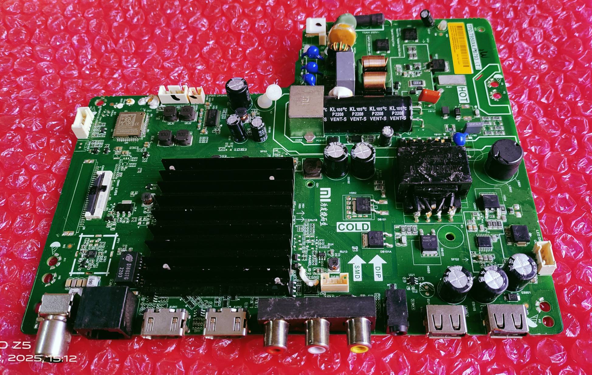 MI REDMI XIAOMI L32M7-RA ANDROID MAIN BOARD, ANDROID MOTHER BOARD, ANDROID COMBO BOARD, #WB12 image 2
