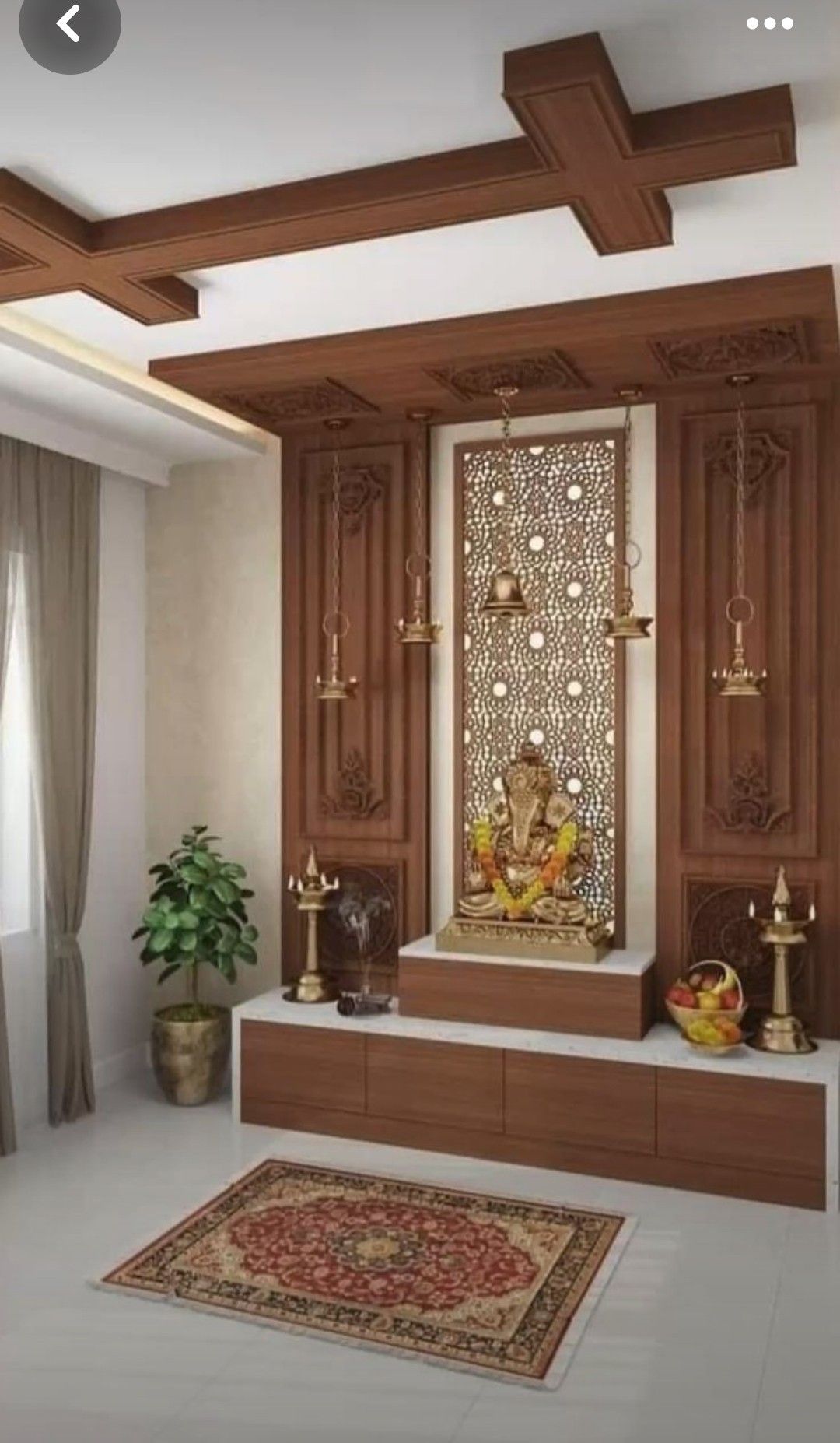 Contemporary Pooja Room Design and Styling Solutions image 4