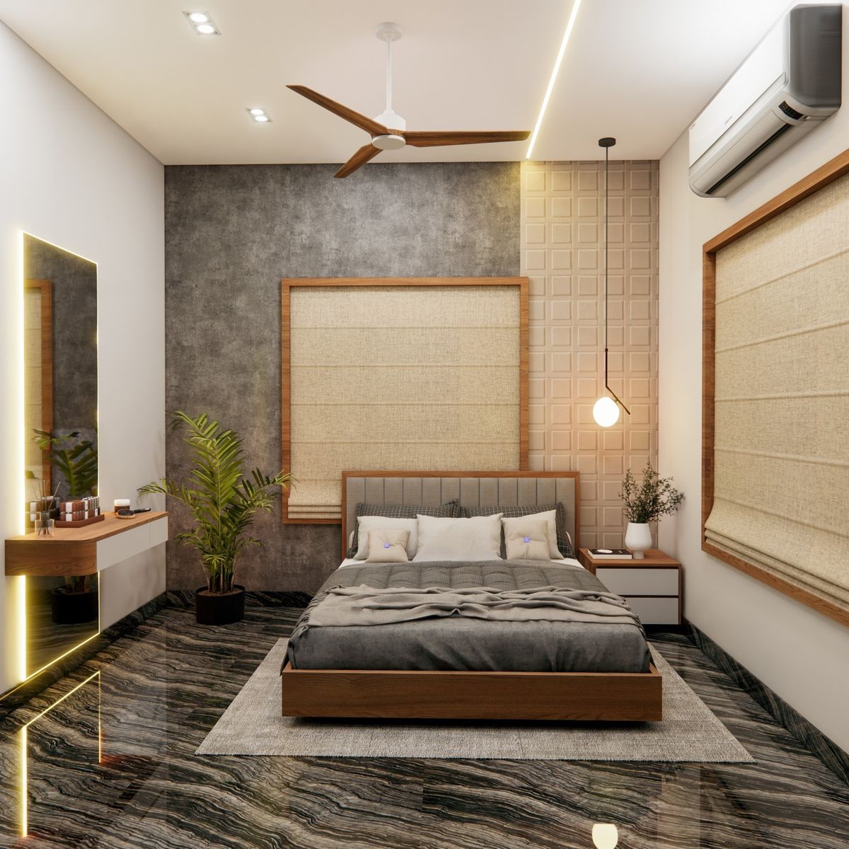 High-End Bedroom Interior Design in Chennai for Premium Homes image 2