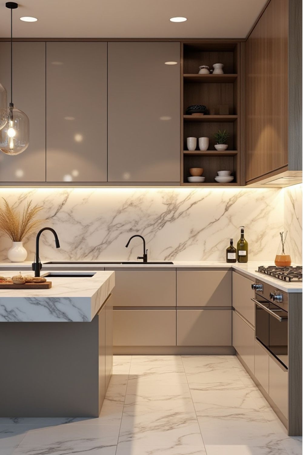 Contemporary Kitchen Design with Smart Storage Solutions image 3