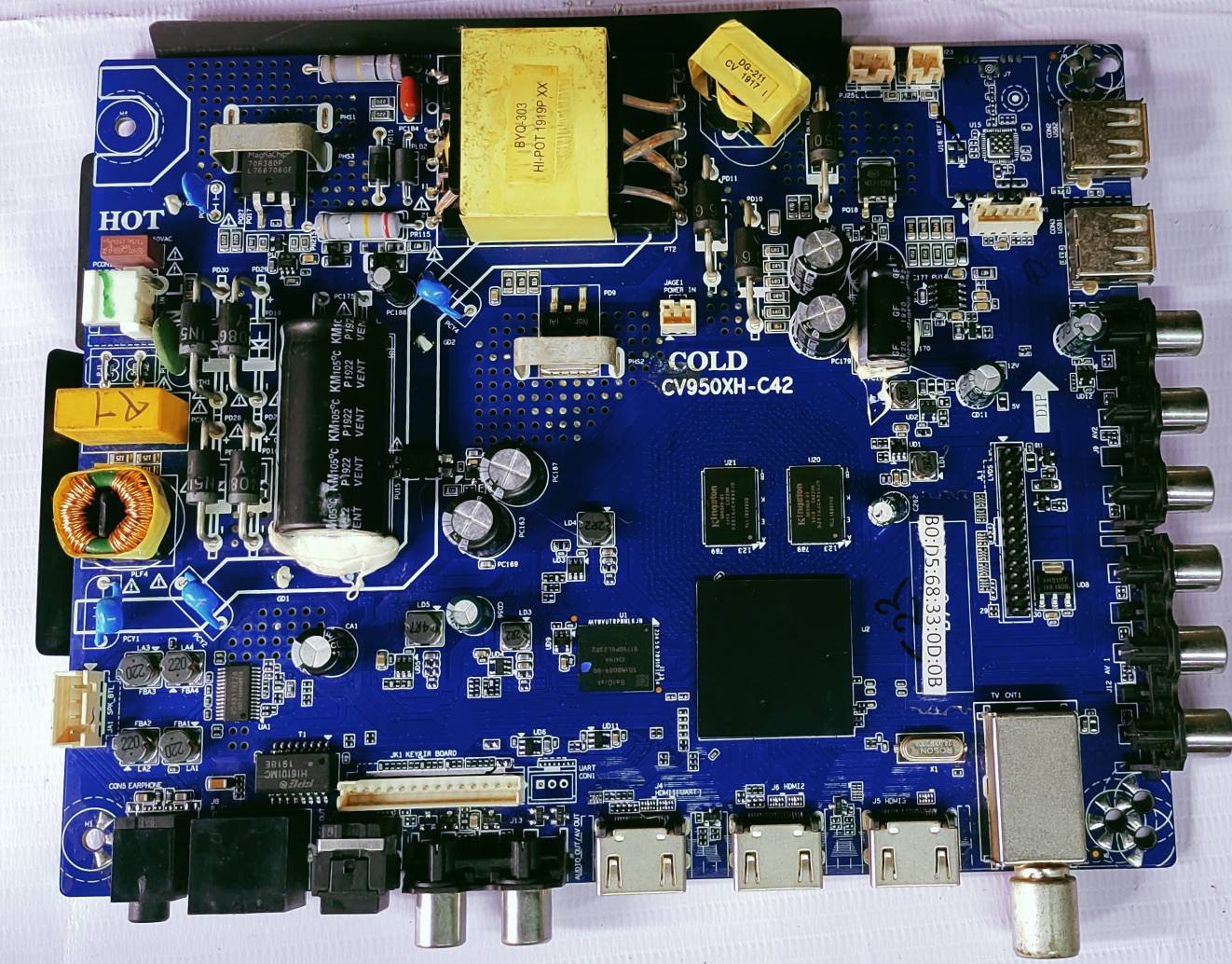 CV950XH-C42 LED SMART TV MOTHER BOARD #wb36 image 4