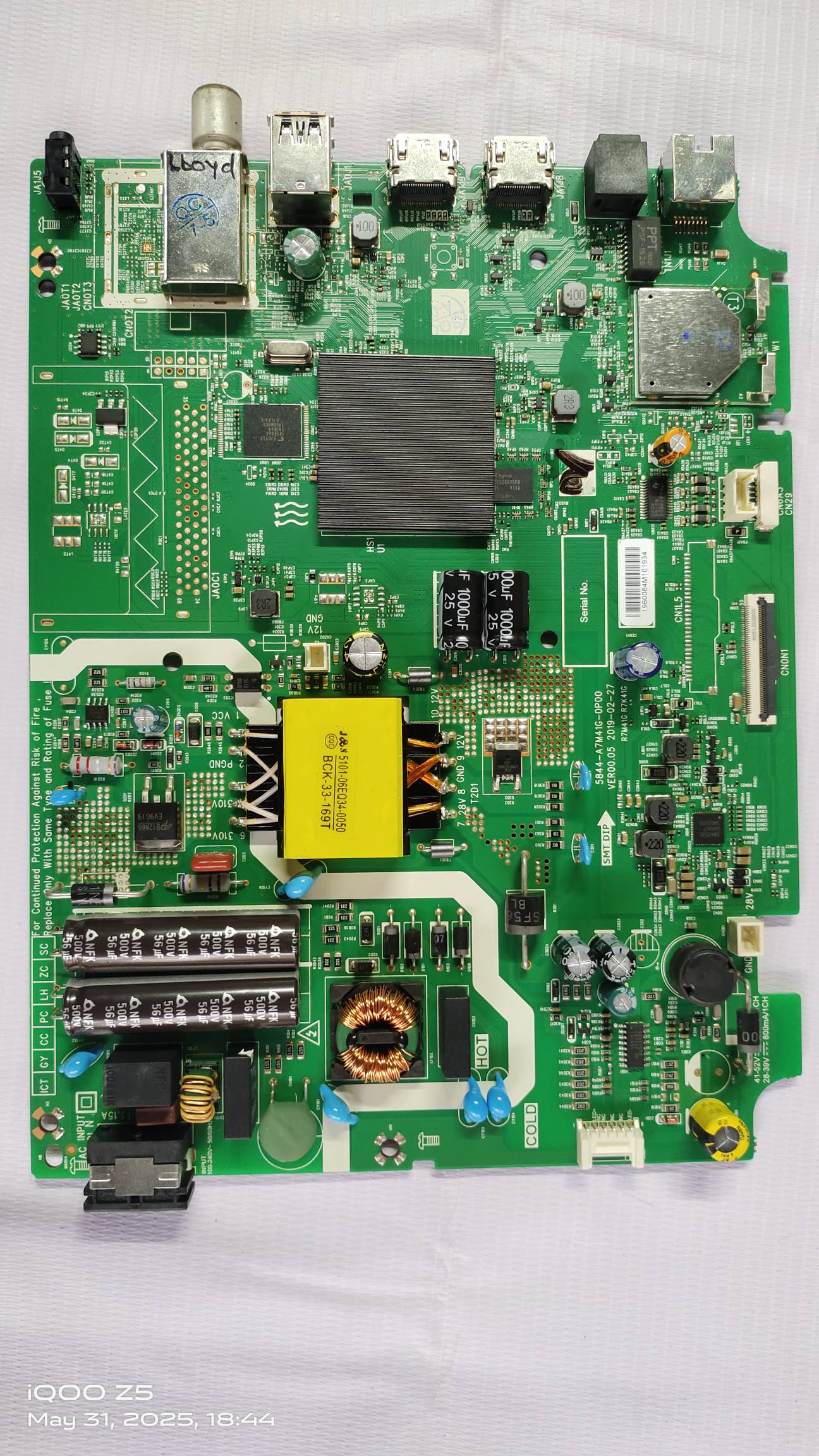 Lloyd 32 Android Board, MAIN BOARD, Mother Board, Combo Board #WB04 image 2