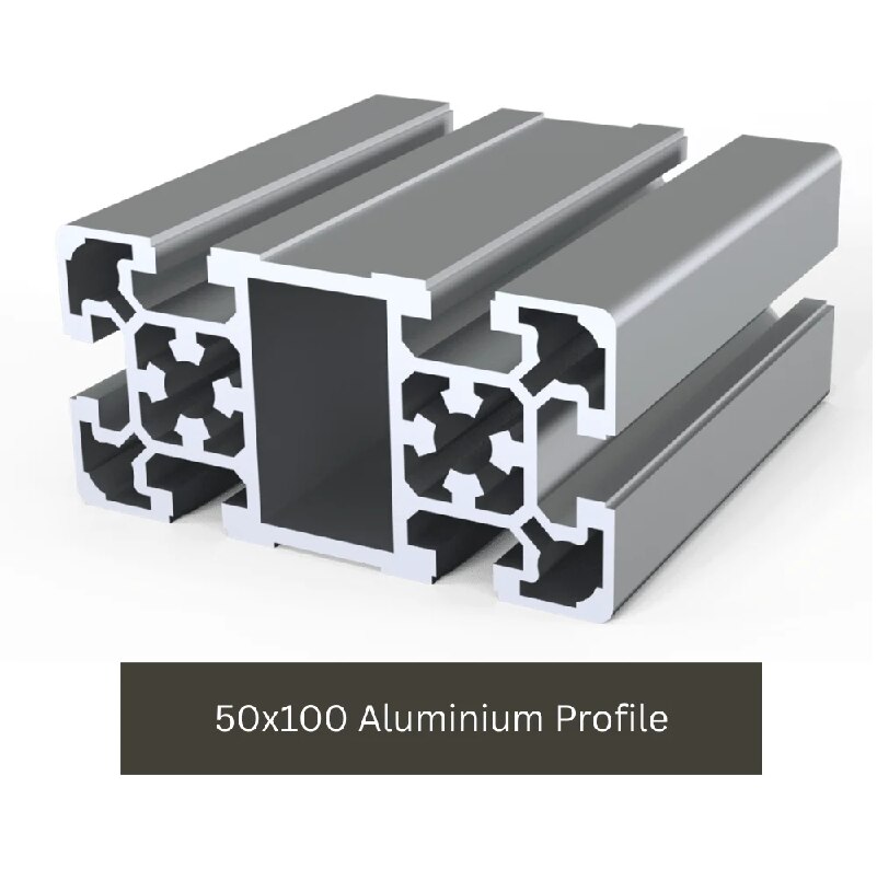50x100 Industrial Aluminium Profile image 3