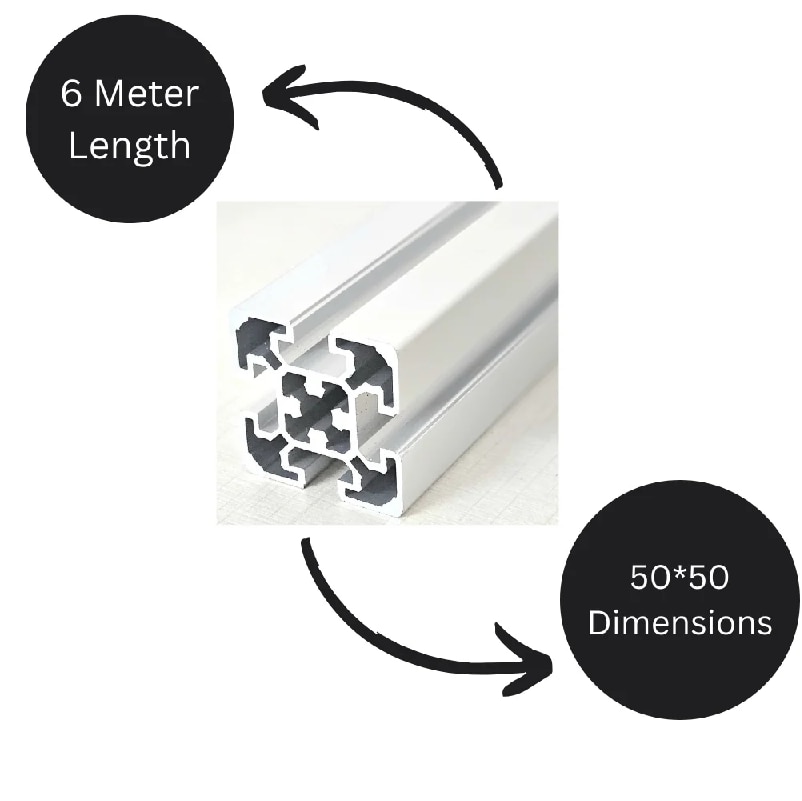 50x50 Industrial Aluminum Profile image 3
