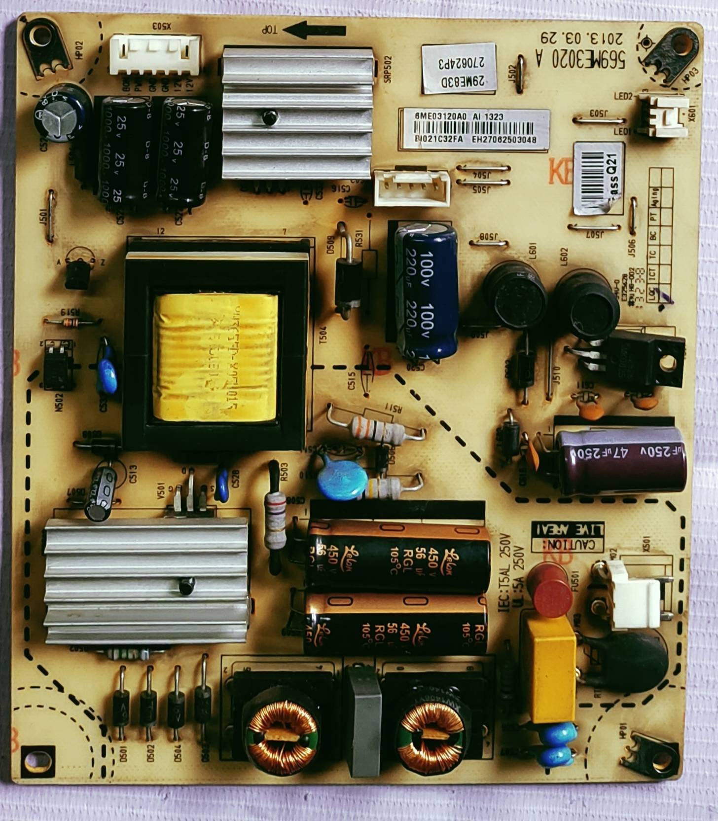 PANASONIC TH-L29BBDX POWER SUPPLY BOARD, SMPS BOARD #Wb29 image 4