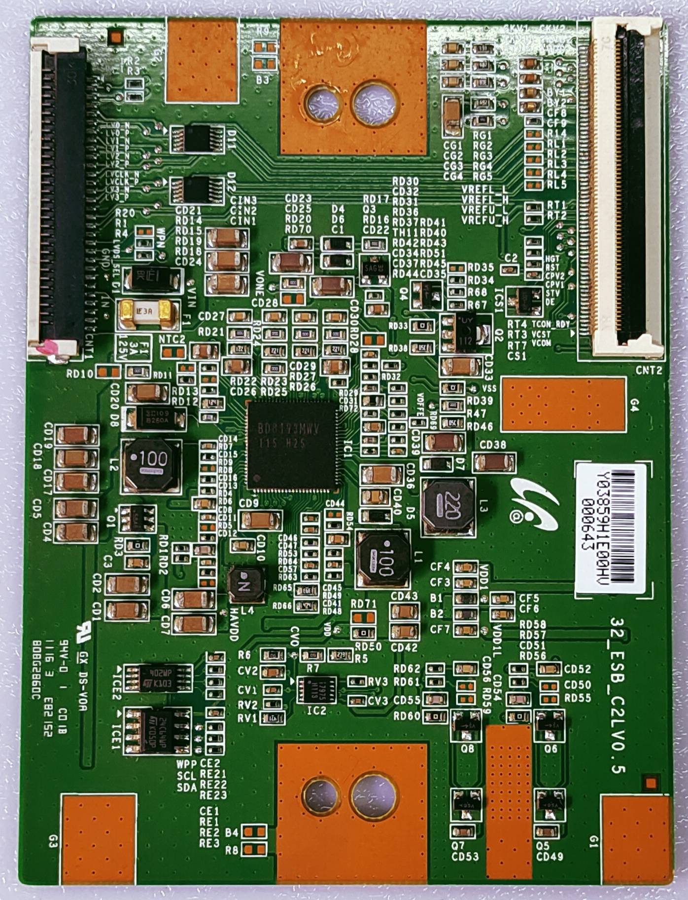SONY 32EX420 LED TV TCON PART NUMBER 32_ESB_C2LV0.5 image 7
