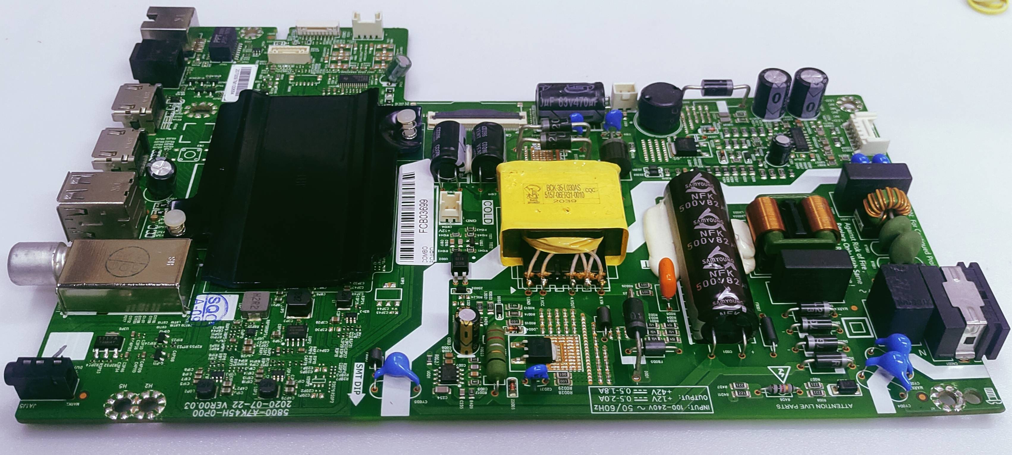 MOTOROLA 40SAFHDME LED TV MOTHER BOARD  image 6