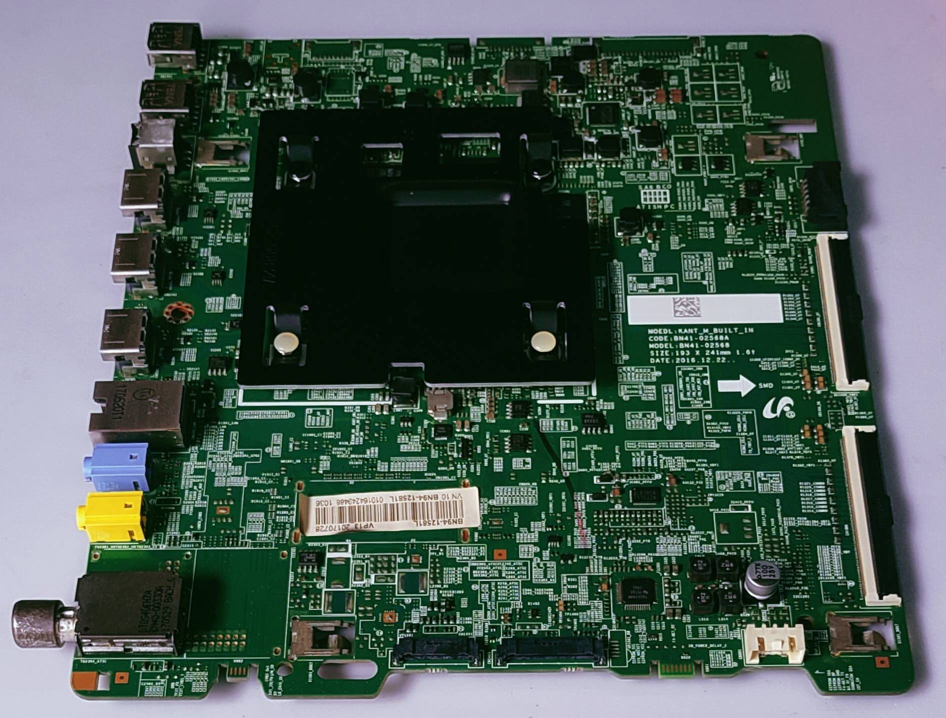 SAMSUNG UA49MU6303KXXM 4K LED TV ANDROID MOTHER BOARD PART NUMBER  BN94-12581L image 5
