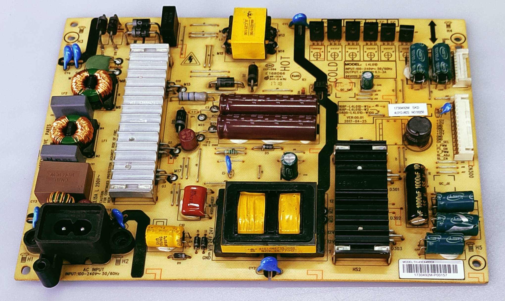 PANASONIC LED TV POWER SUPPLY BOARD MODEL NUMBER TH-43EX480DX image 5