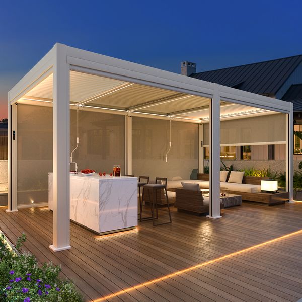 UV-Resistant Pergola Solutions for Sunny Outdoor Areas Chennai image 2