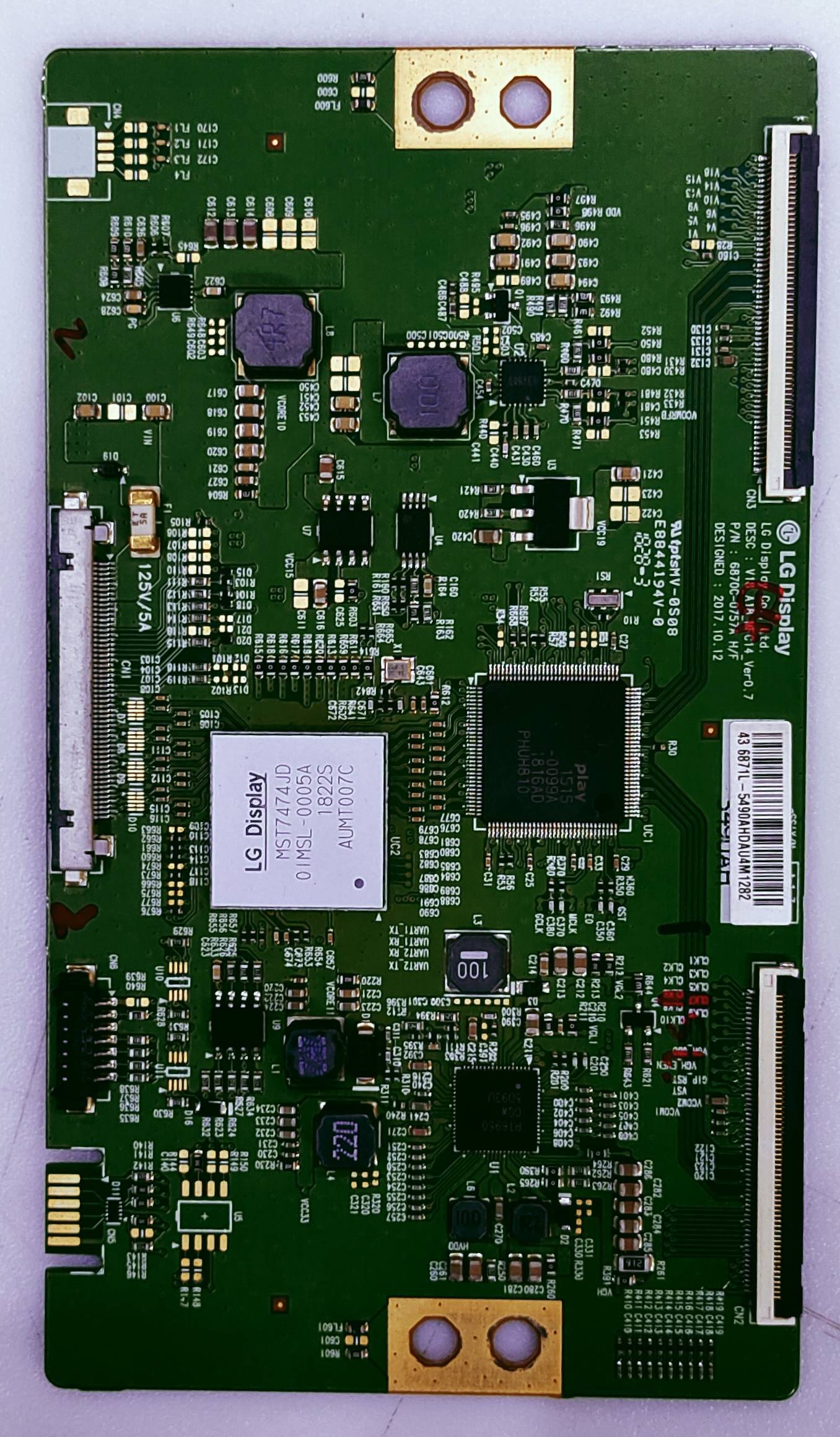 PANASONIC V18_A18_MFC14_Ver0.7 TCON P/N 6870C-07057A H/F image 2