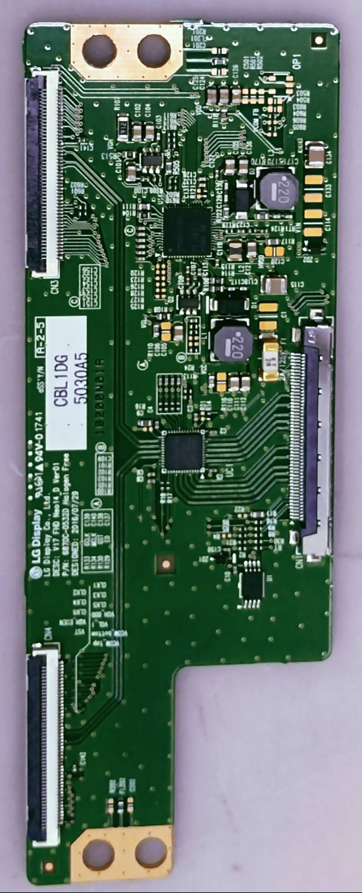 LG 43LV430C-TB LED TV TCON NO. DESC: V17 FHD NEO 14_D Ver01 (P/N: 6870C-0532D) image 5