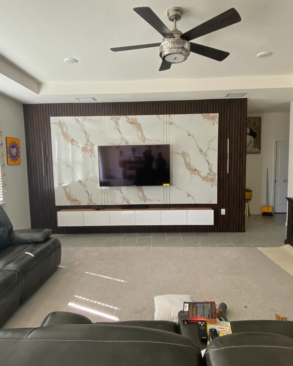 PVC TV Unit Wall Paneling in Chennai image 2