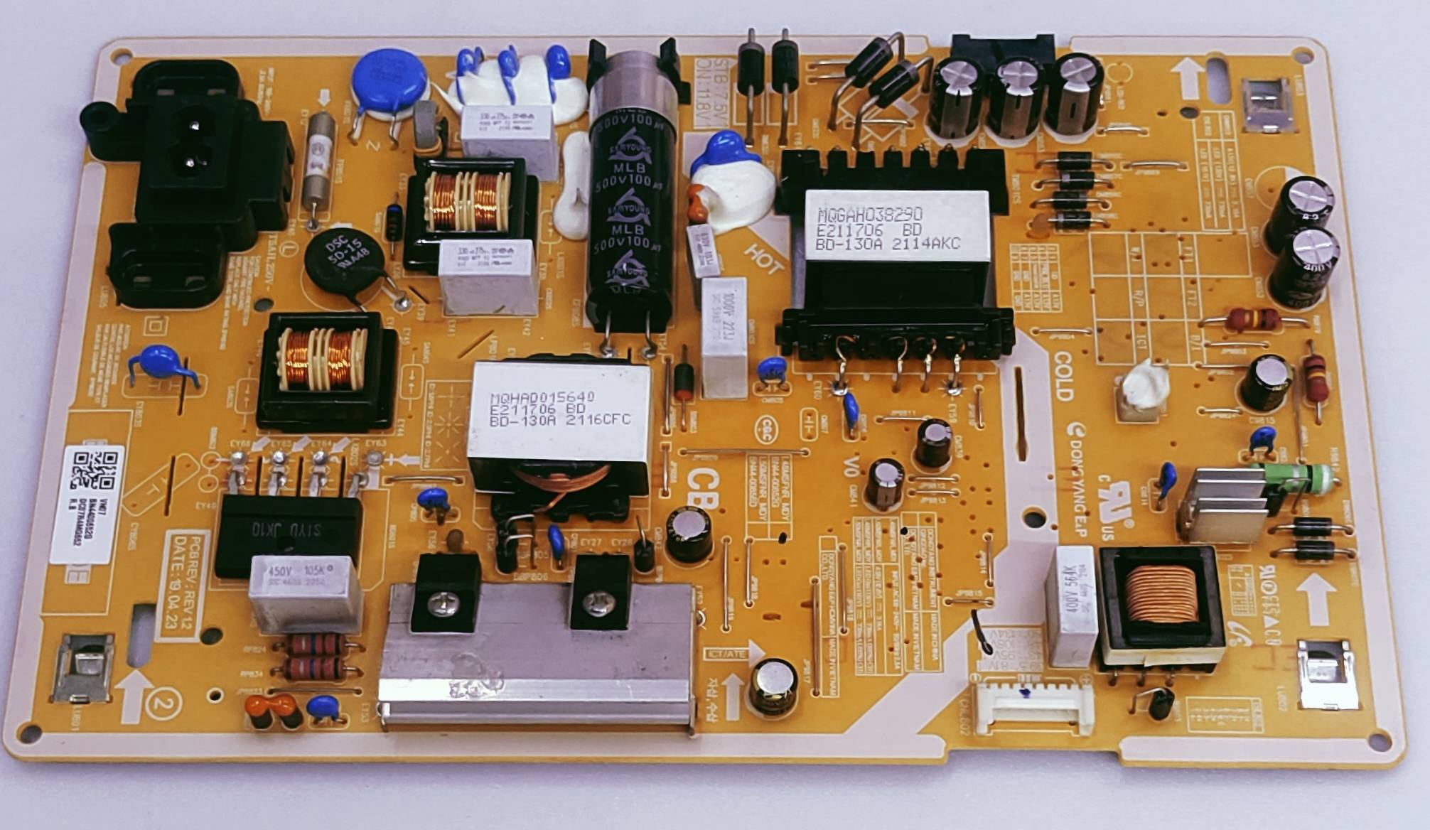 SAMSUNG LED TV UA43TE50AAKXXL POWER SUPPLY BOARD  image 3