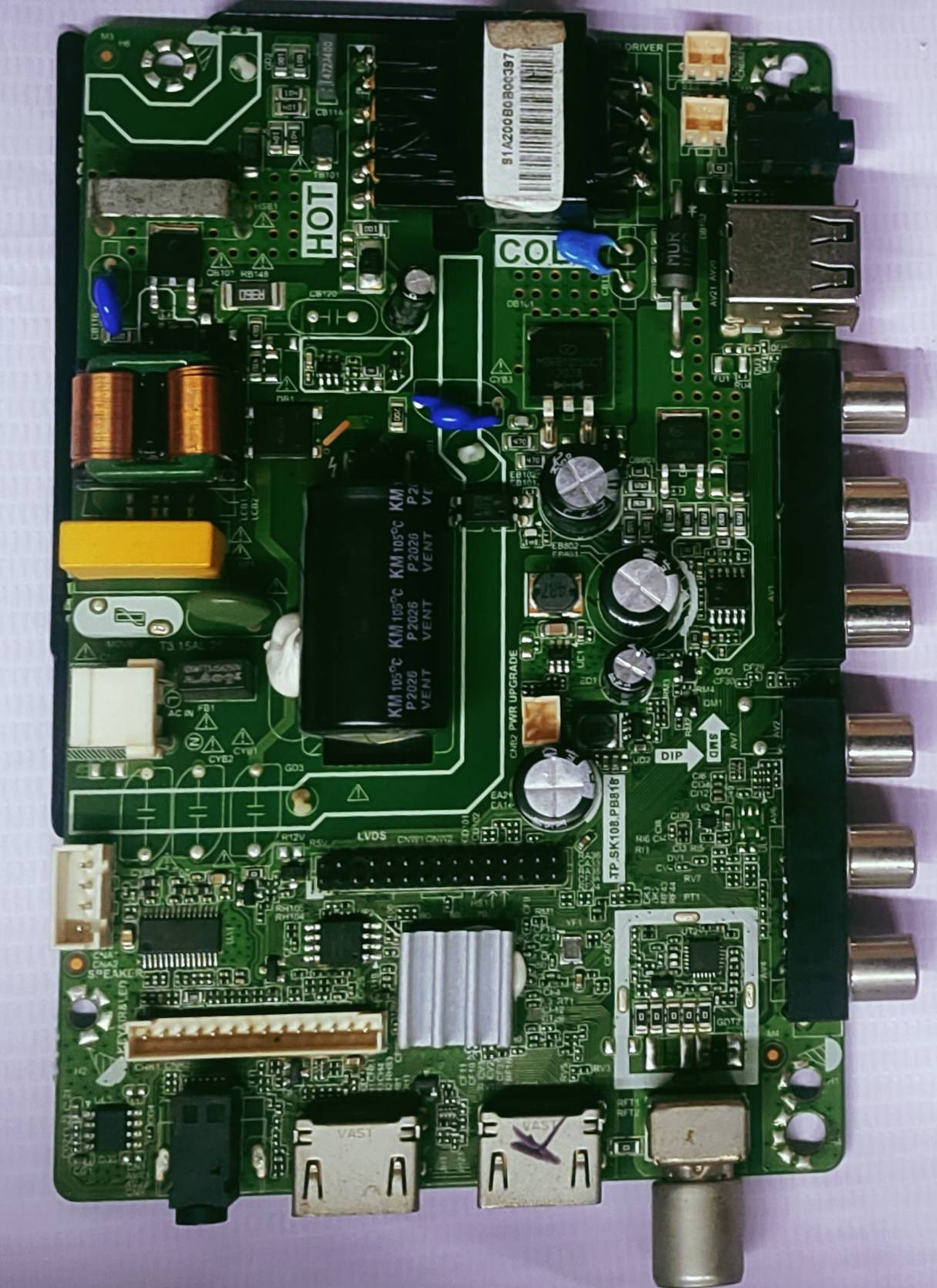 UNIVERSAL LED tp.sk108.pb818 MAIN BOARD #wb32 image 3