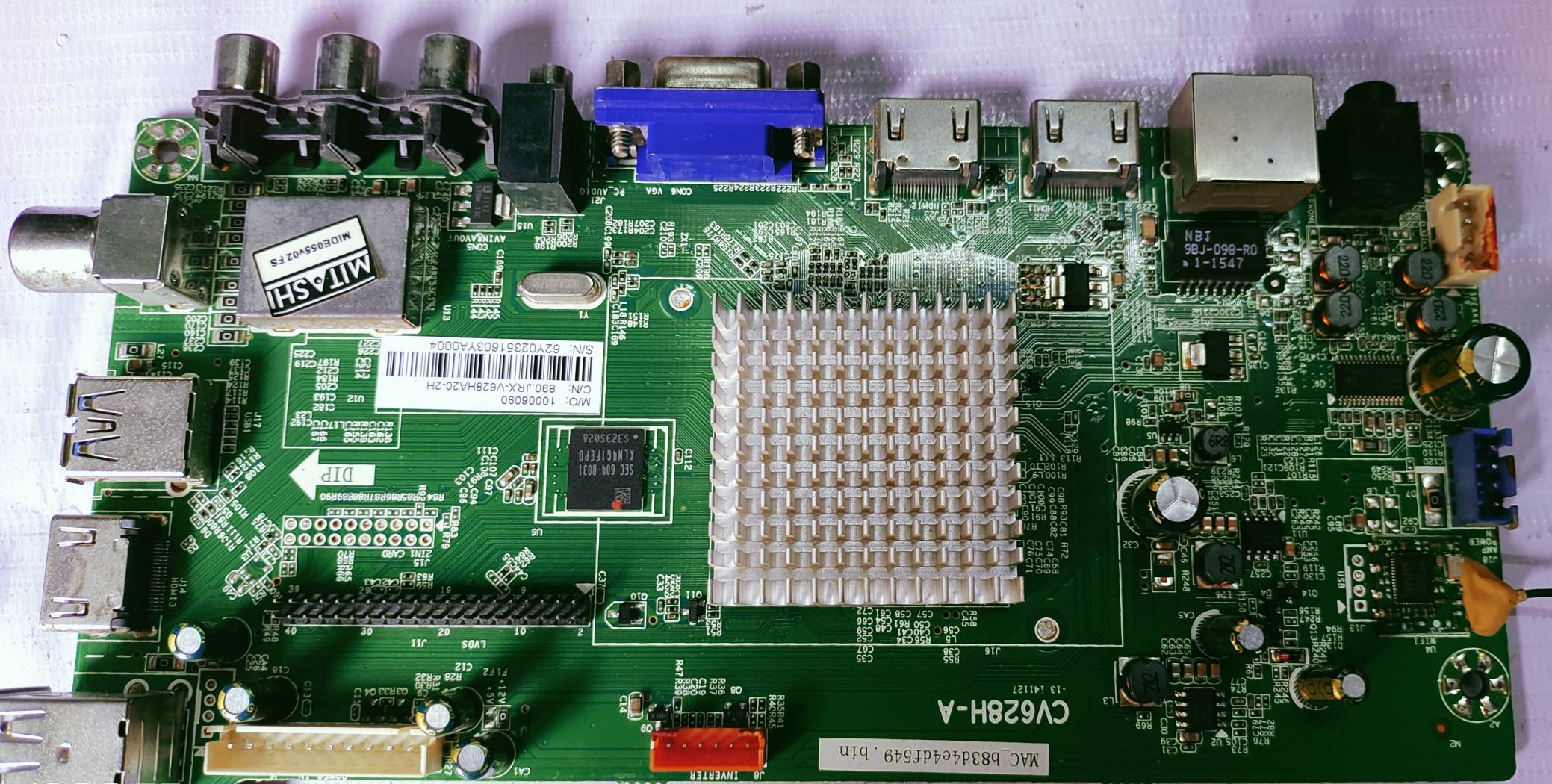 Universal 4k CV628H-A Android Mother Board, Led Board, Main Board, #wb40 image 4
