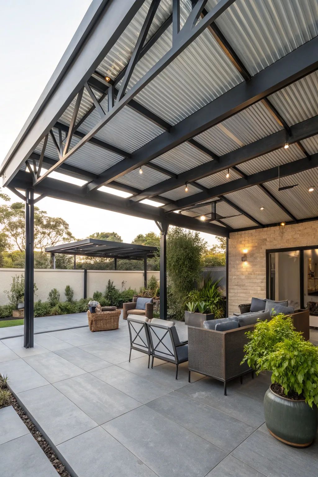 Premium Aluminum Pergolas for Durable Outdoor Use Chennai image 2