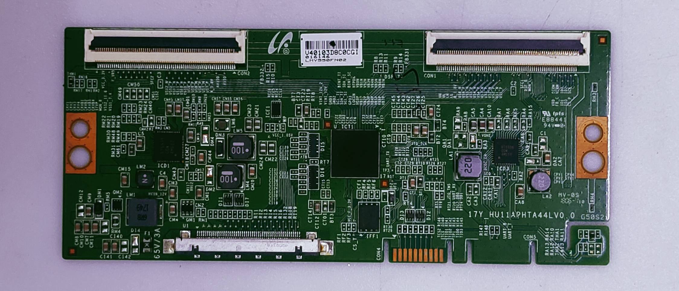 55X7002E T-con Board Part No. U40103D8C0CGI 016146 LMY550FN02 image 4