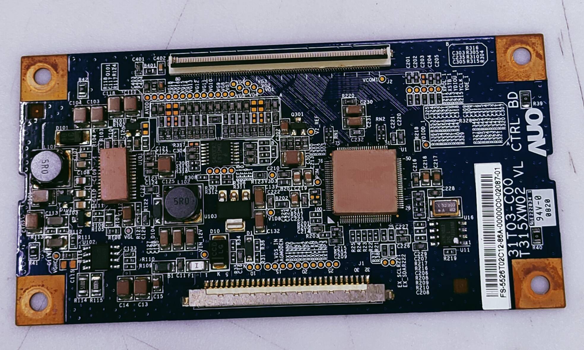 AUO TCON 31T03-C00 T315XW02 VL CTRL BD LED TV HFD PART NO.FS-5526T02C12 image 4